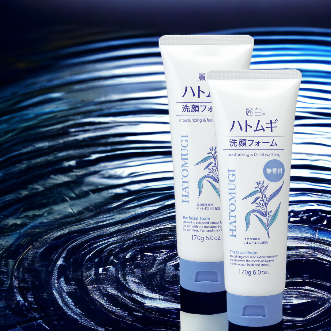 Kumano Sữa Rửa Mặt Dưỡng Sáng Da Ngừa Mụn Hatomugi 170g
