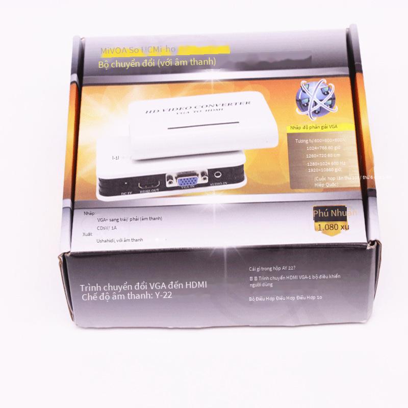 Giao hàng nhanh bộ chuyển đổi giao diện hd vga sang hdmi với âm thanh sang máy tính vga sang máy chiếu tv hdmi
