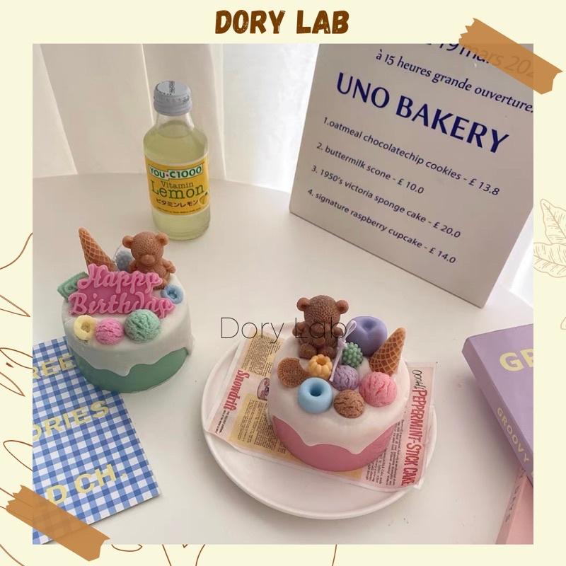 Nến Thơm Bánh Kem Làm Theo Yêu Cầu Nhiều Mẫu - Dory Lab