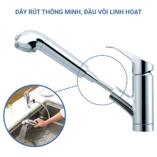 Vòi rửa bát Takagi JA200LN-NNDK02 Hàng chính hãng