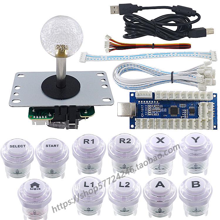 Bộ phụ kiện cần điều khiển arcade tự làm tốt nhất USB PS3 TV Android điện thoại arcade chip điều khiển