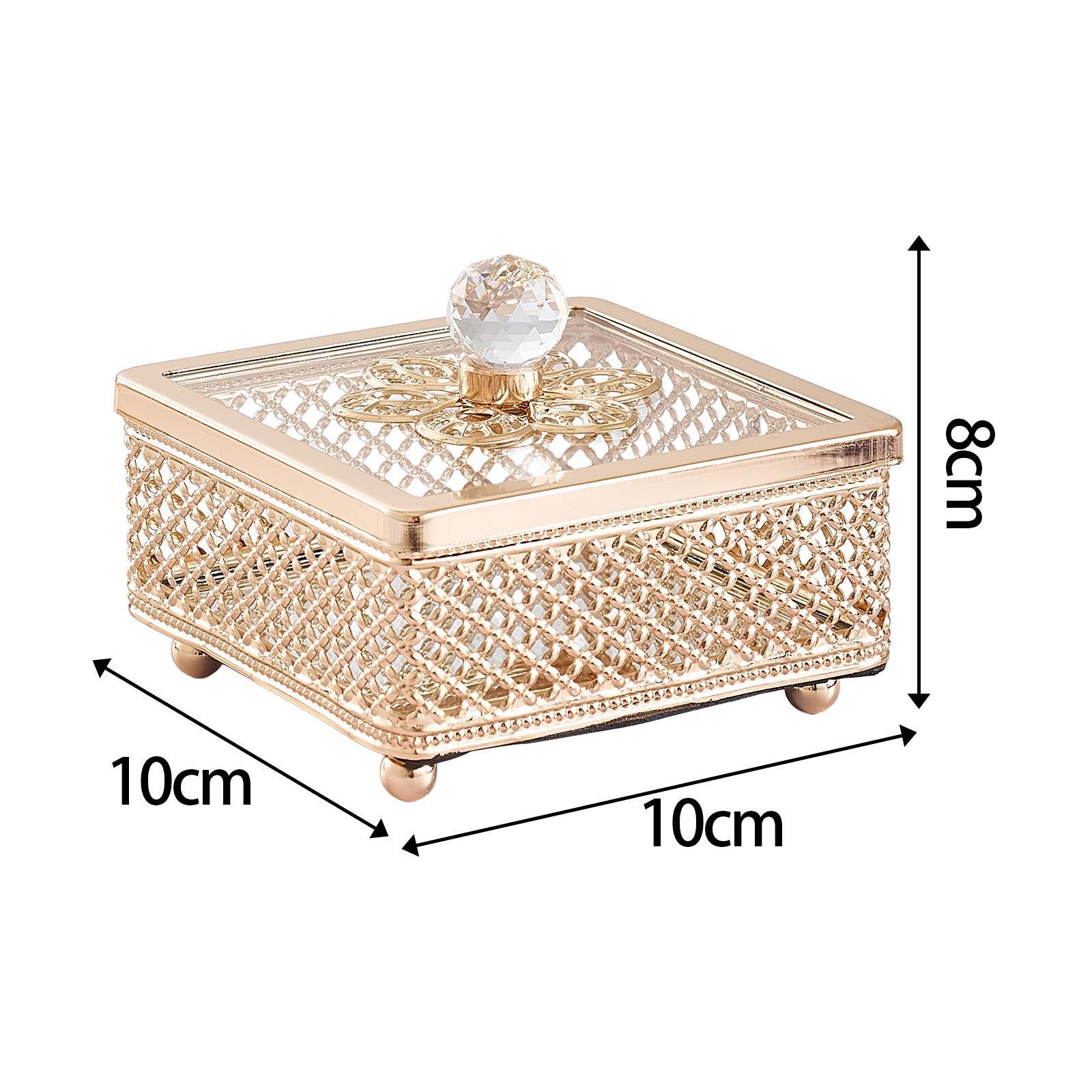 Luxury Jewelry Box Women Jewellery Storage Case for Lady Home Decor Bathroom