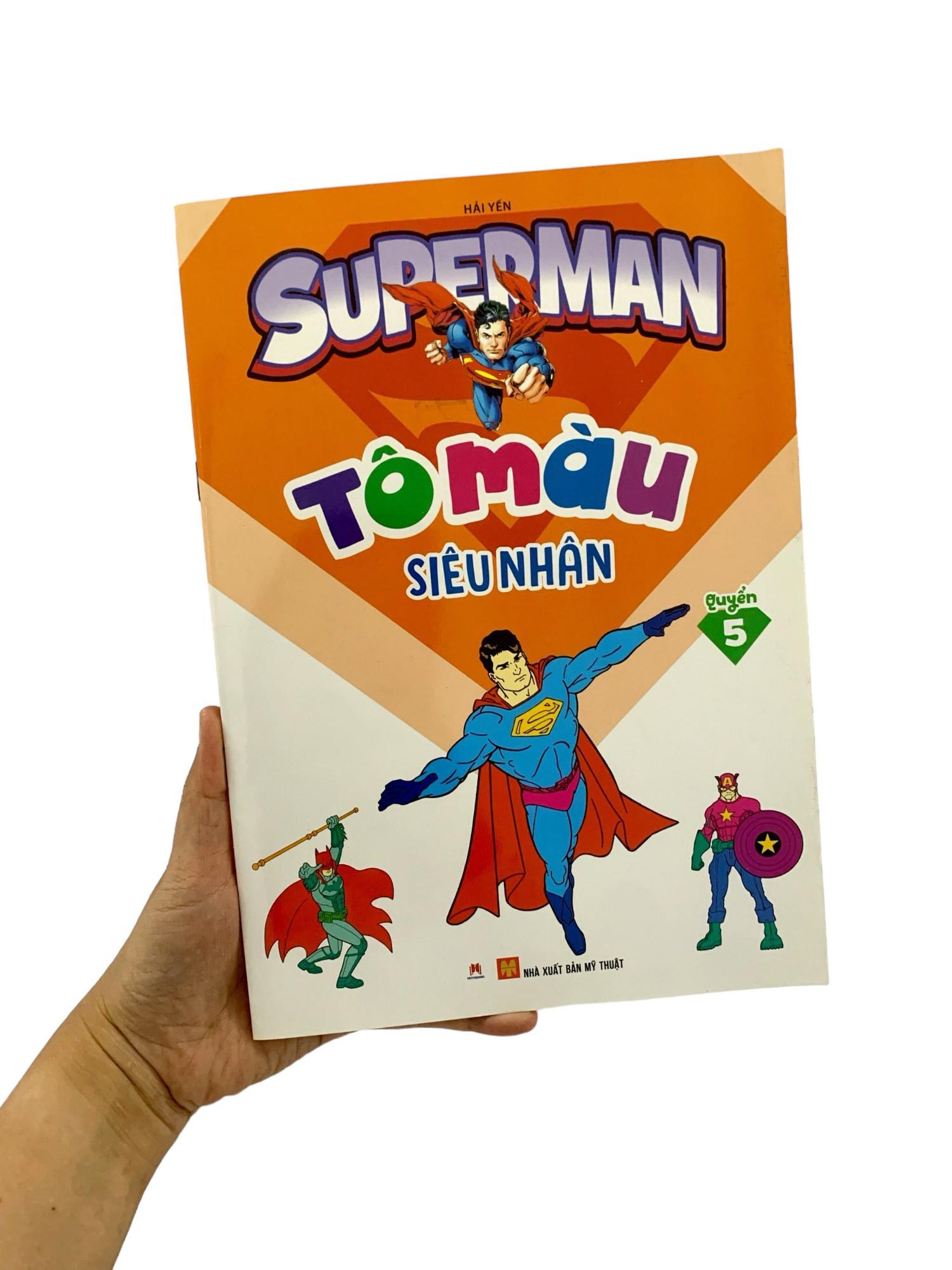 Tô Màu Siêu Nhân Superman Quyển 5
