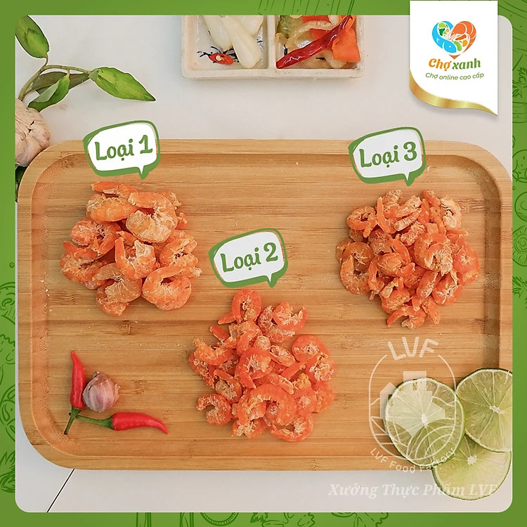 TÔM KHÔ THIÊN NHIÊN CAO CẤP LOẠI 2 - ĐẶC SẢN CÀ MAU - 100GR