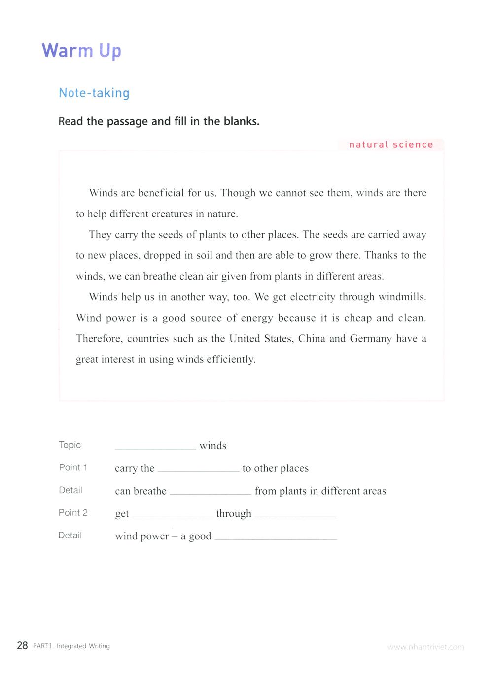 TOEFL iBT Activator Writing Intermediate