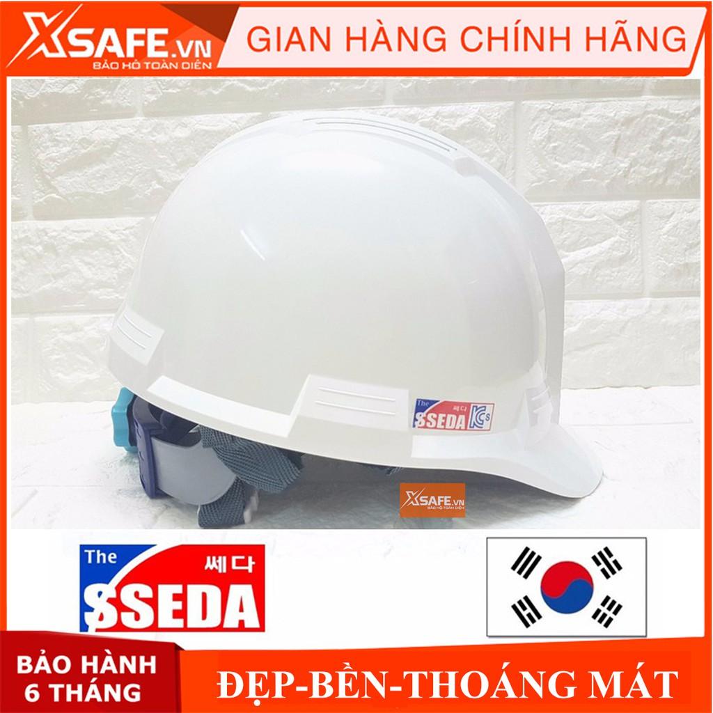 Mũ bảo hộ Sseda IV Hàn Quốc chính hãng có lót xốp cách nhiệt chống nóng nhựa ABS siêu cứng
