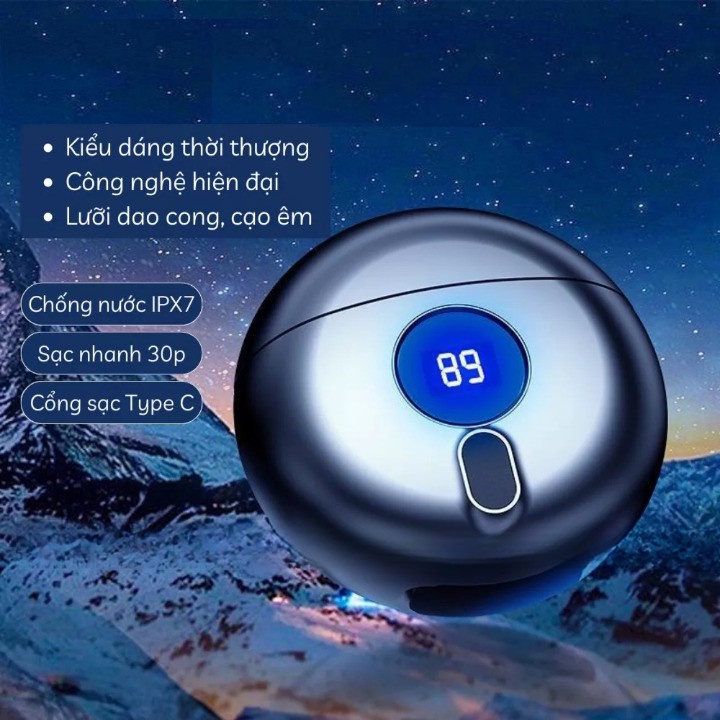 Máy Cạo Râu Mini Cạo Khô Và Ướt Đa Năng UFO SHAVING Chống Nước IPX7 - cao cấp