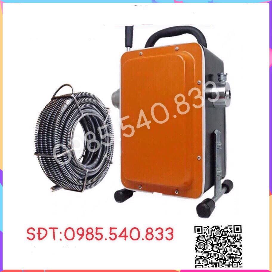 Máy thông tắc cống gia đình GQ180 công suất 900W kèm theo 2 cuộn dây phi 8, 16 và 6 đầu thông