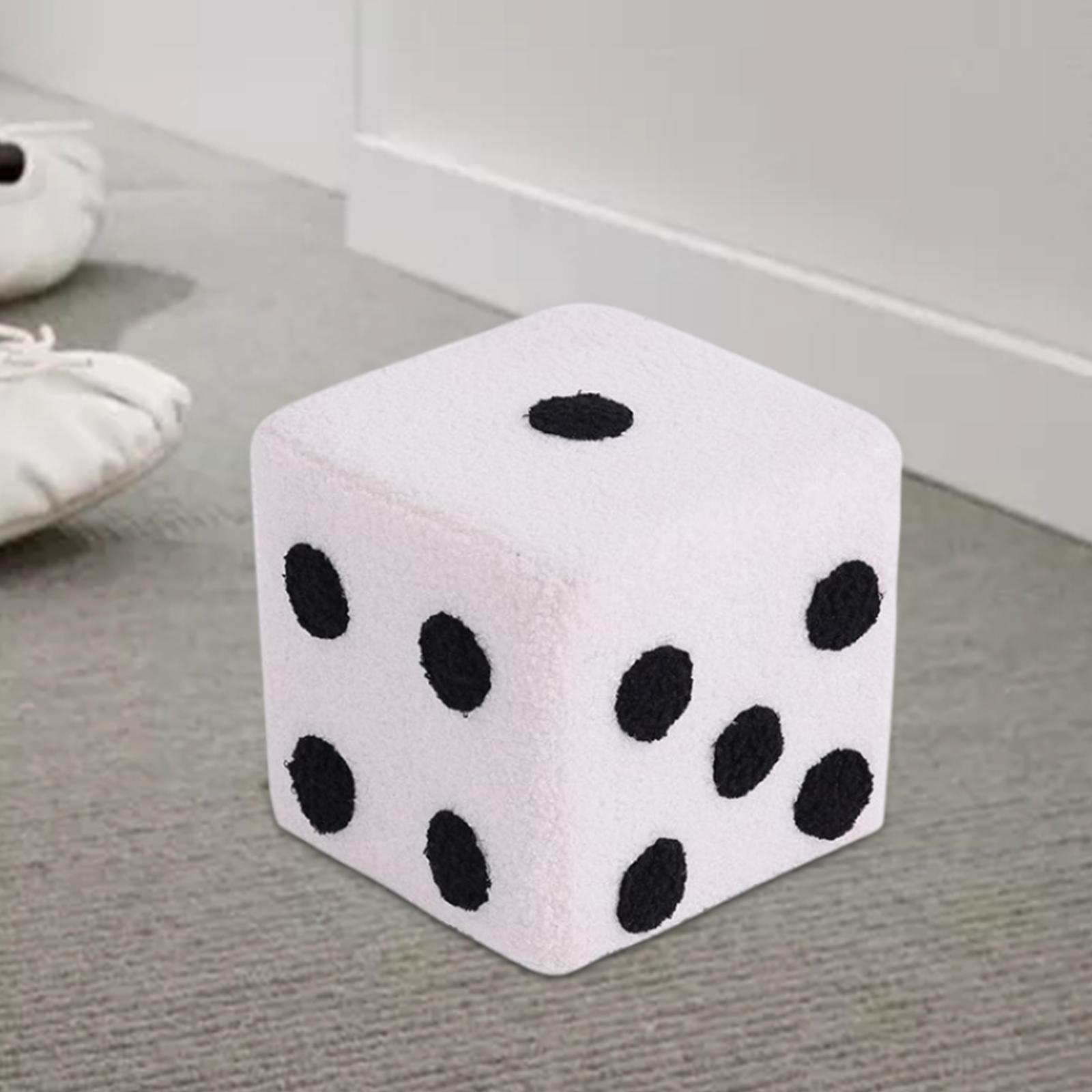 Cube Ottoman Foot Rest Stool Decorative Sofa Stool for Living Room Apartment