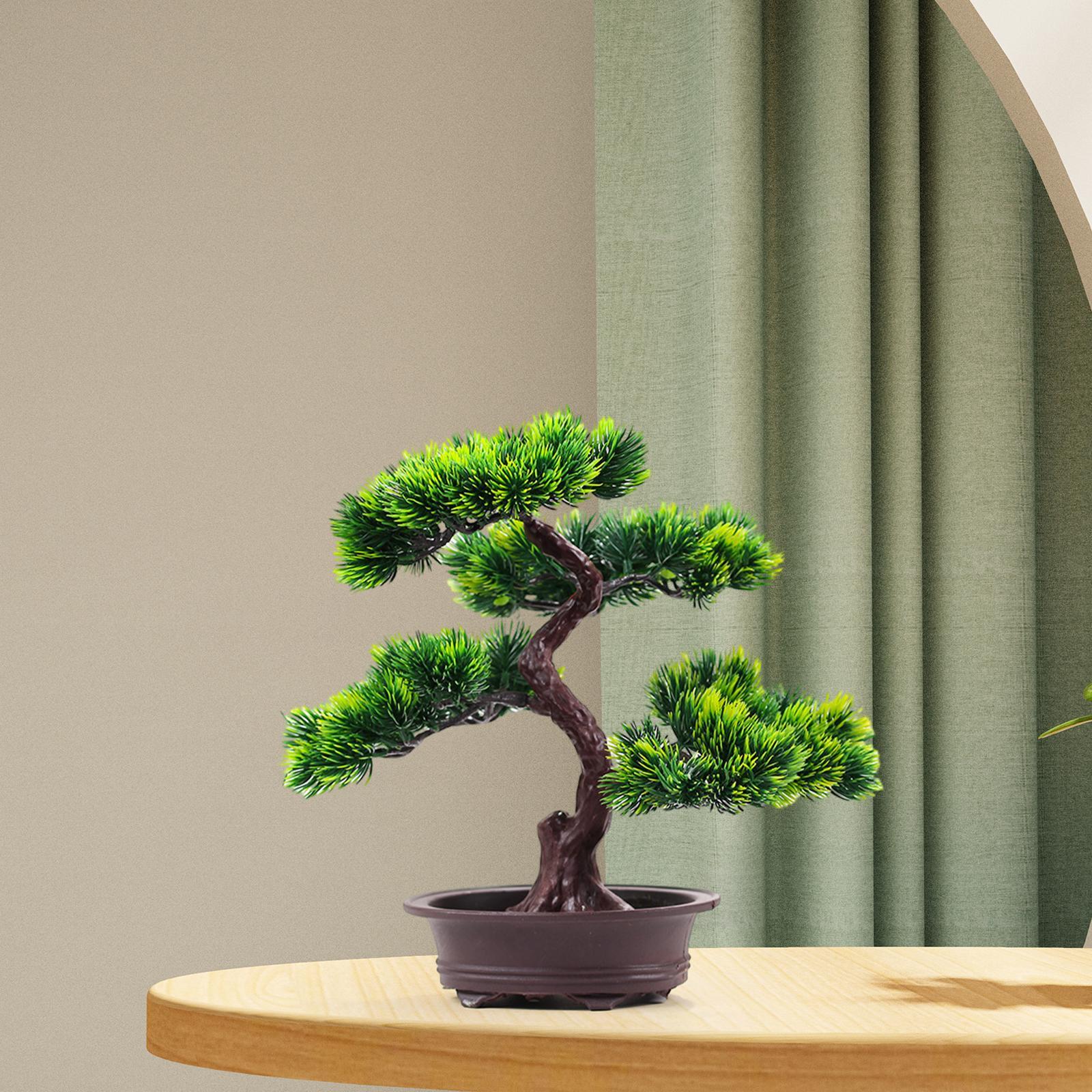 Artificial Bonsai Tree Potted Simulation Bonsai for Bedroom Farmhouse Home
