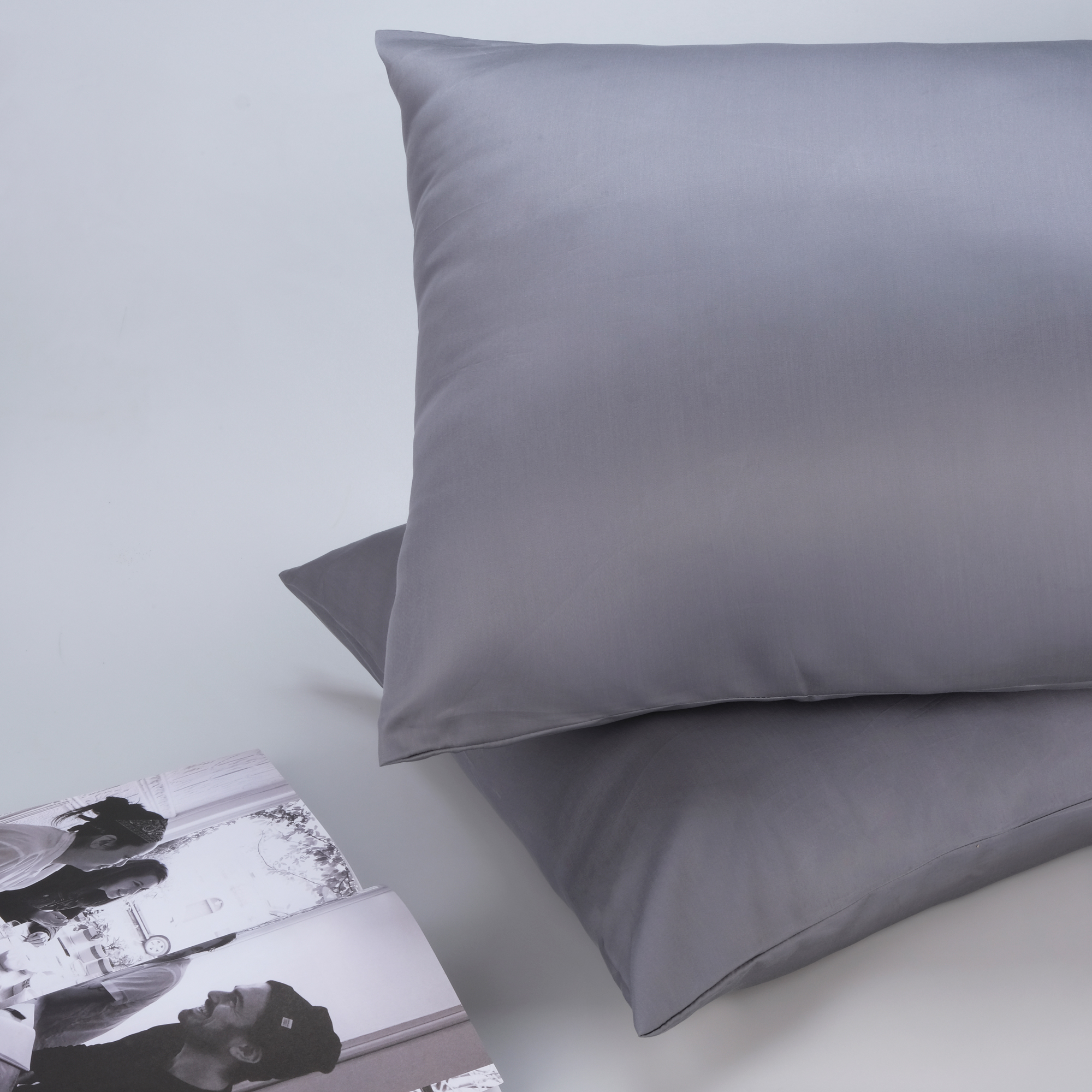 [Nhiều màu] 01 Vỏ Gối Nằm Gòn Bedding Lụa Tencel 60s Cao Cấp Màu Trơn 50x70 cm