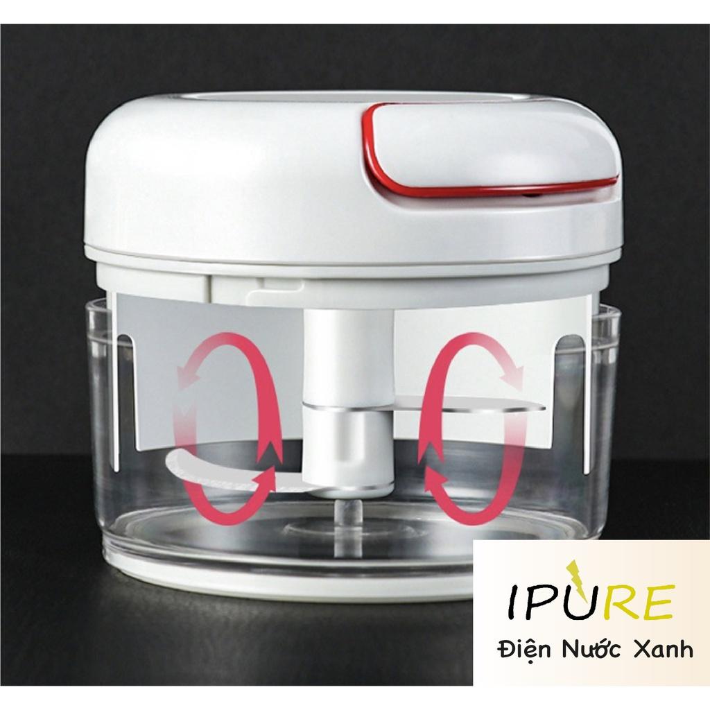 Máy xay tỏi ớt mini cầm tay Food Chopper DNX IPURE Máy xay nhỏ gọn máy xay bằng tay