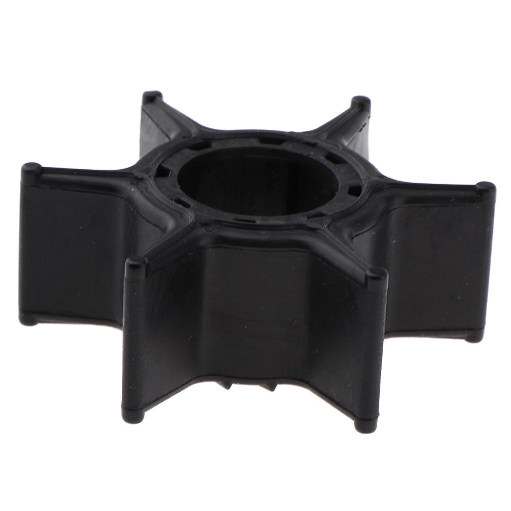 2pcs Black Rubber Water Pump Impeller for Outboard 50hp 60hp Engine