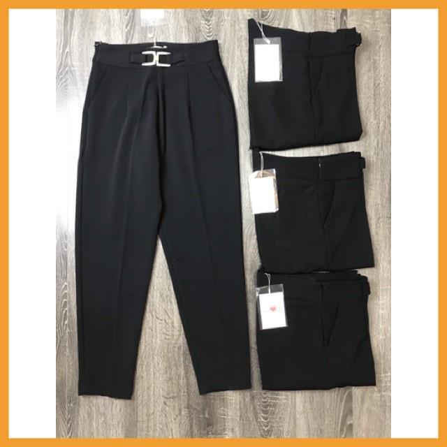 Quần baggy đai khoá sườn siêu đẹp, gen bụng hách dáng cực đỉnh