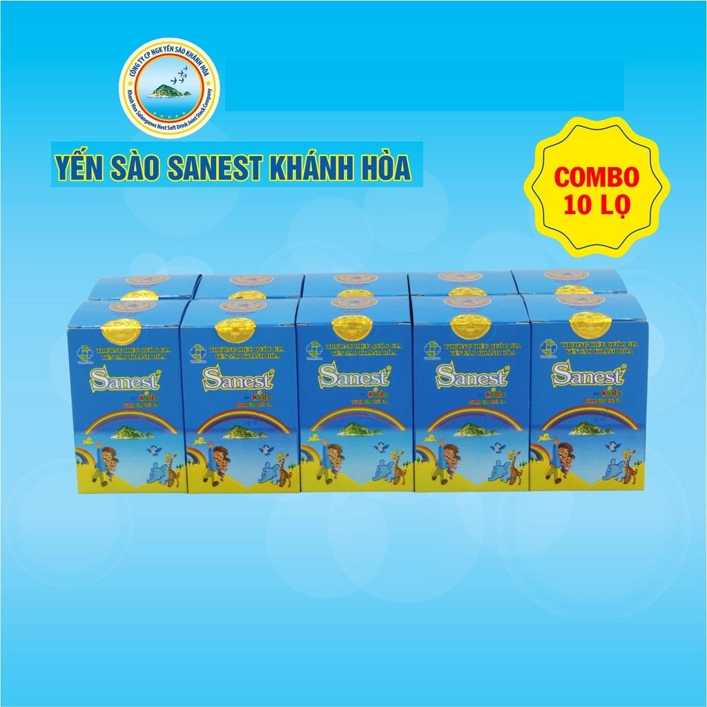 Nước Yến sào Khánh Hòa Sanest dành cho trẻ em đóng lọ 62ml