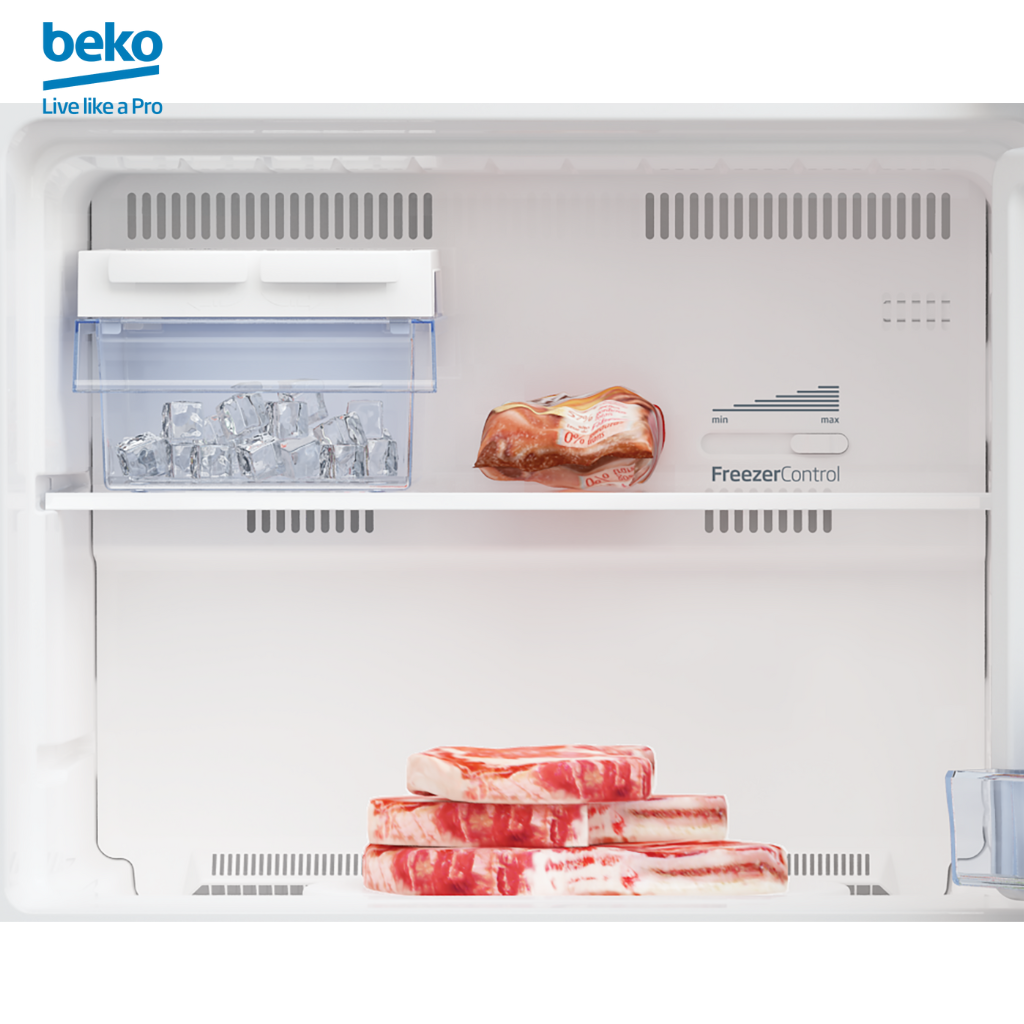 Tủ Lạnh 2 Cửa Ngăn Đá Trên BEKO Dung Tích 189 Lít, 2 Dàn Lạnh Độc Lập, Chuông Báo Quên Đóng Cửa - RDNT201I50VK - Hàng Chính Hãng -