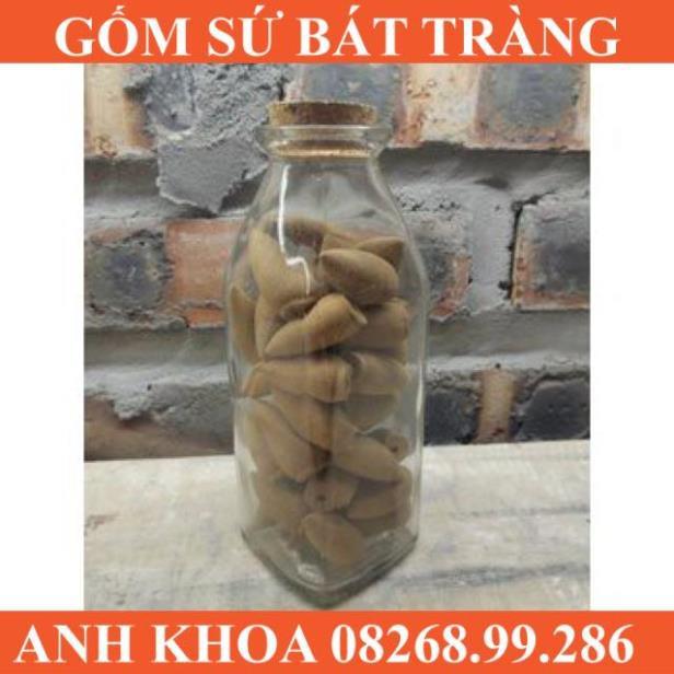 Nụ Trầm hương khói ngược - Gốm sứ Bát Tràng Anh Khoa