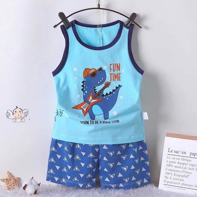  Bộ ba lỗ cho bé trai bé gái size 8-15kg