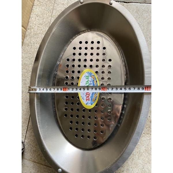 Khay cá chép om dưa bằng inox không rỉ