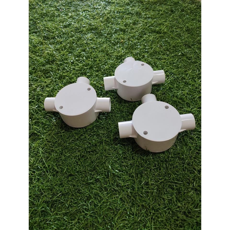 Hộp nối dây điện box tròn chia ngã phi 20.