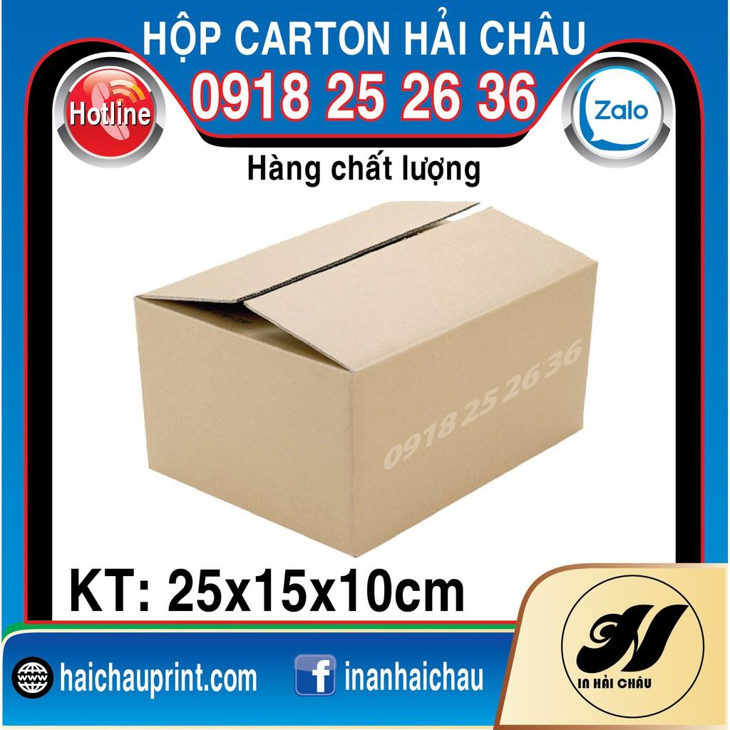 20 Hộp Carton, KT: 25x15x10cm, Hộp carton, Thùng carton, Hộp đóng hàng, Thùng đóng hàng, Hộp carton 3 lớp...