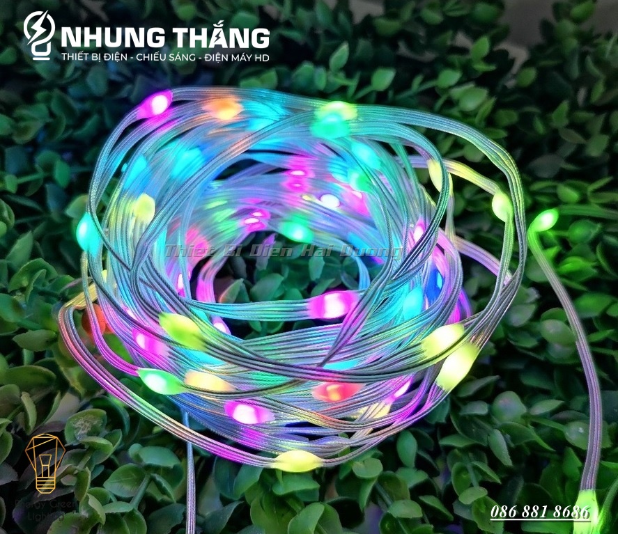 Đèn Fairy Light 16 Triệu Màu DL-291 - Điều Khiển APP Điện Thoại - Dây Led Nháy Đuổi Decor Phòng, Trang Trí Tết, Noel - Có Video