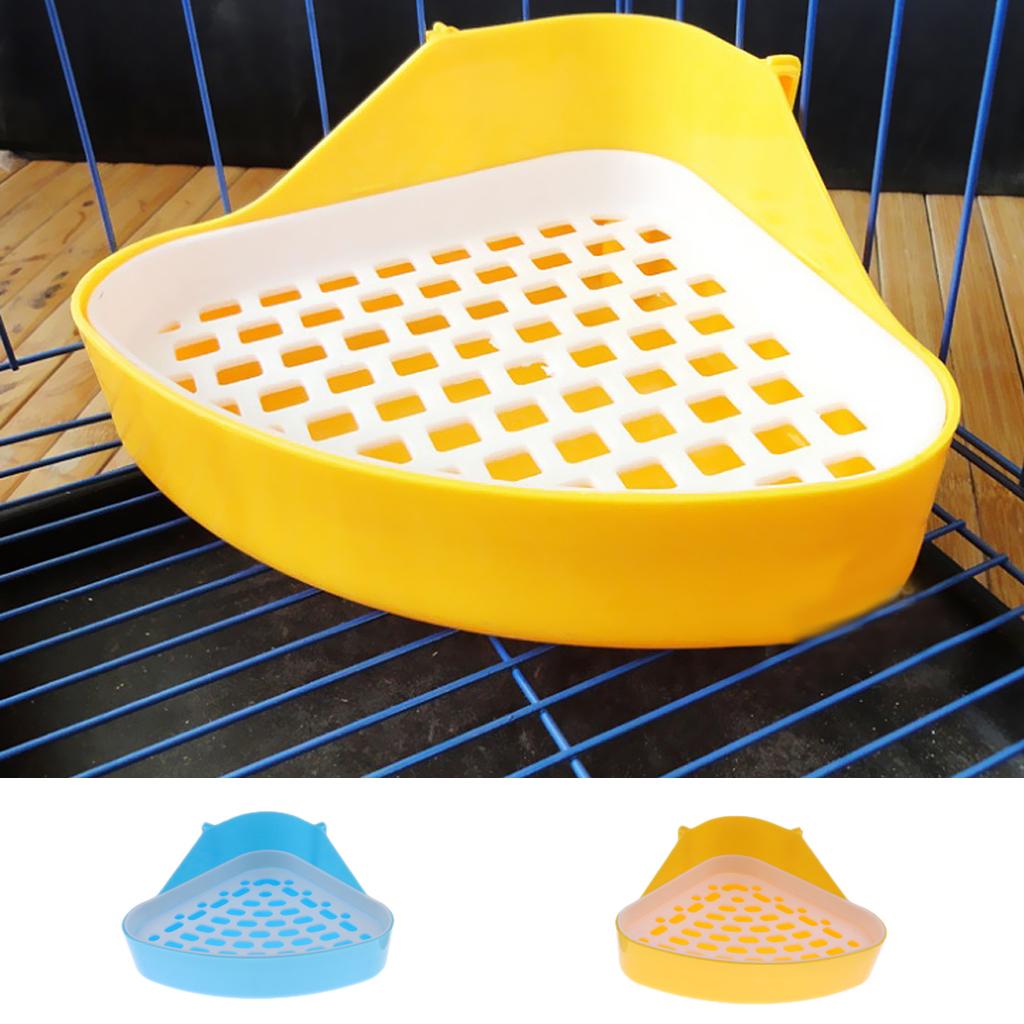 Small Animal Toy Toilet Rabbit Cage Corner Toilet Hamster Litter Tray Potty