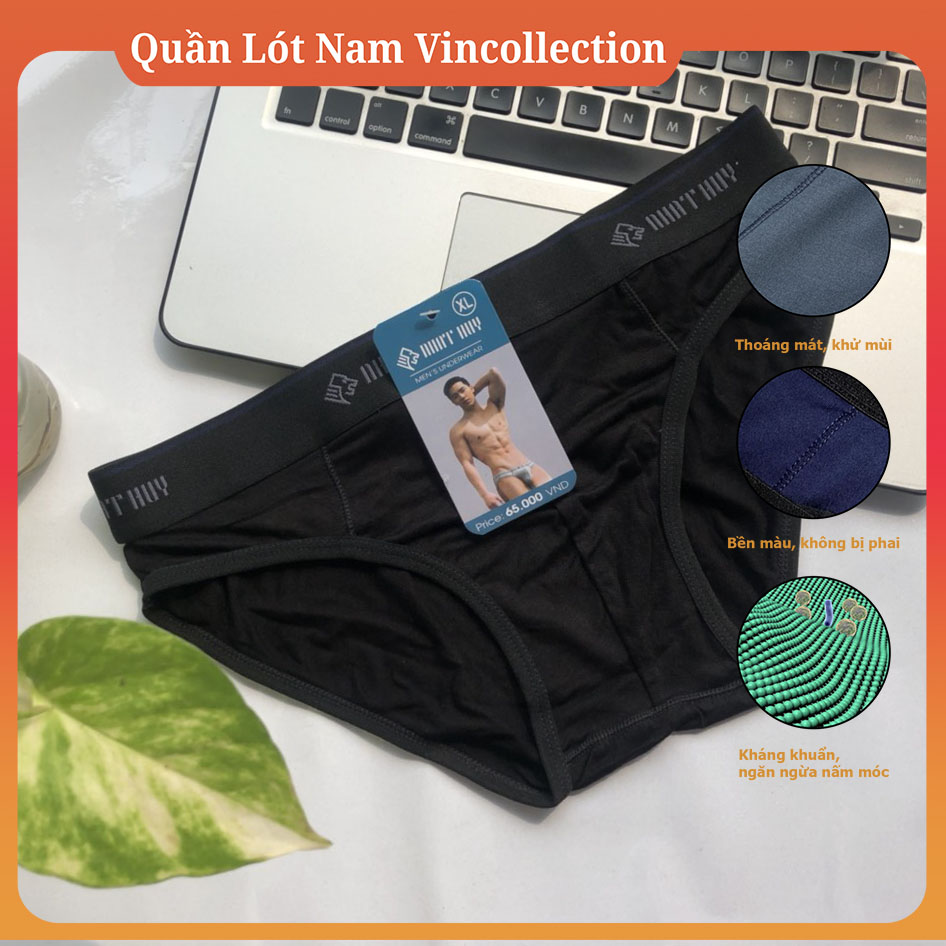 |Combo 5| Quần Lót Nam Chéo Nhật Huy Cotton Co Giãn 4 Chiều Cao Cấp Ship Chéo Nam Quần ship nam tam giác đẹp combo sexy cạp to nhỏ thun lạnh thoáng mát - Quần Lót Nam Vincollection