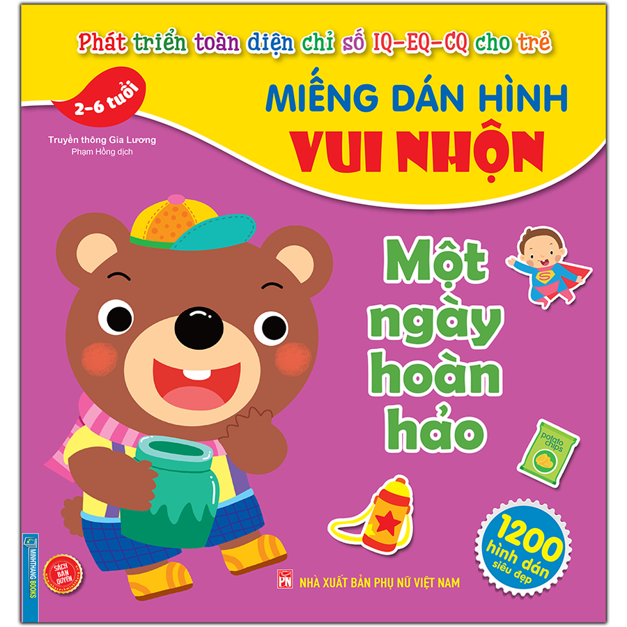 Miếng Dán Hình Vui Nhộn - Một Ngày Hoàn Hảo (2-6 Tuổi)