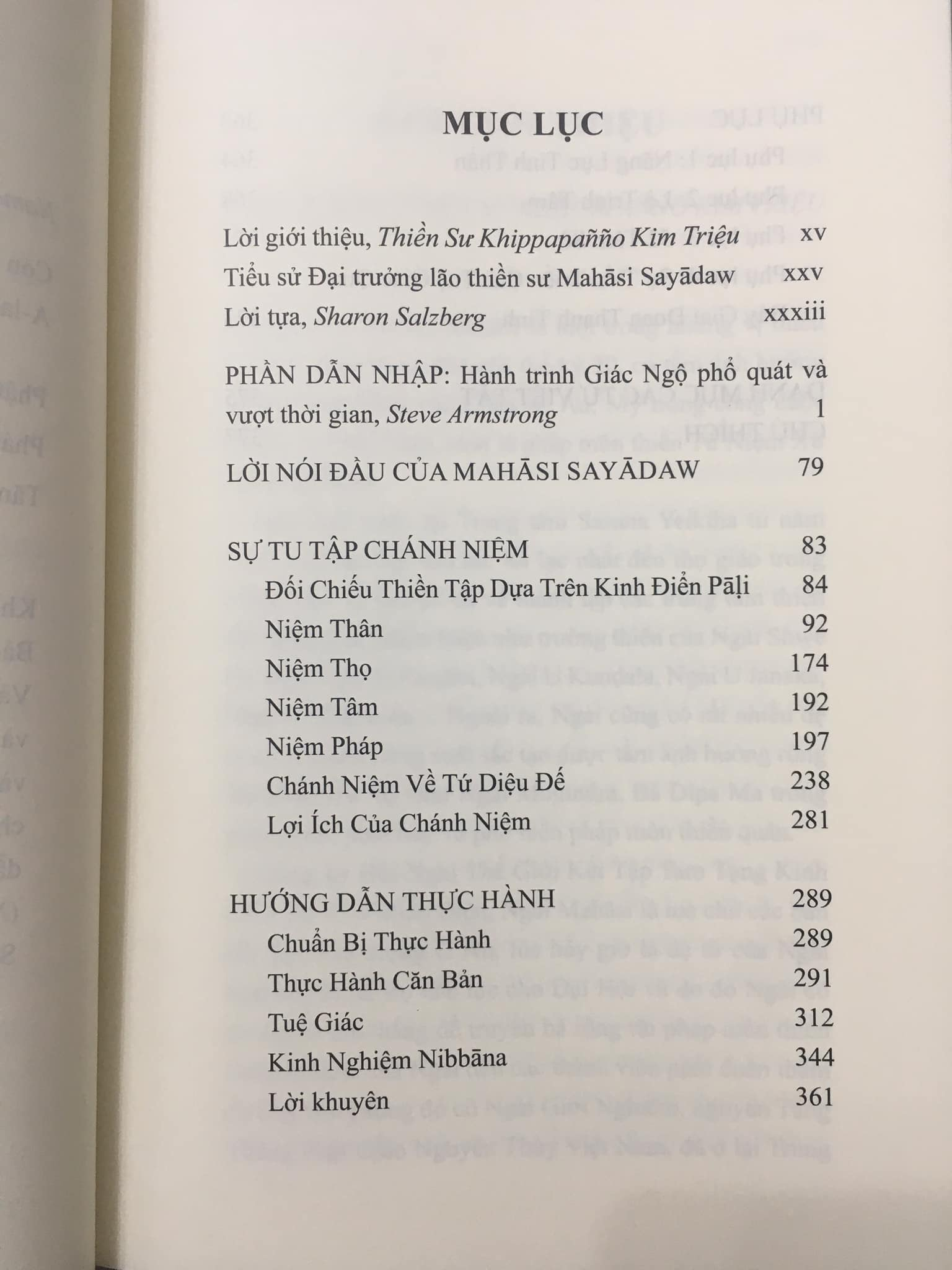 CHÁNH NIỆM VÀ TUỆ GIÁC - Phương Pháp Mahāsi - Mahasi Sayadaw -