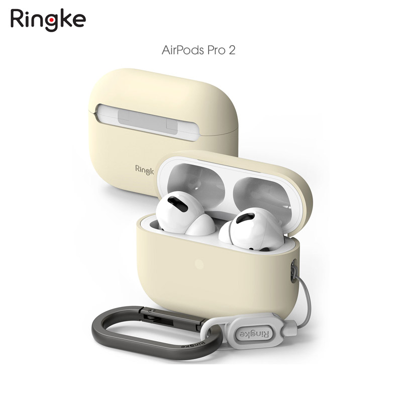 Vỏ Ốp dành cho AirPods Pro 2 RINGKE Silicone - Hàng Chính Hãng