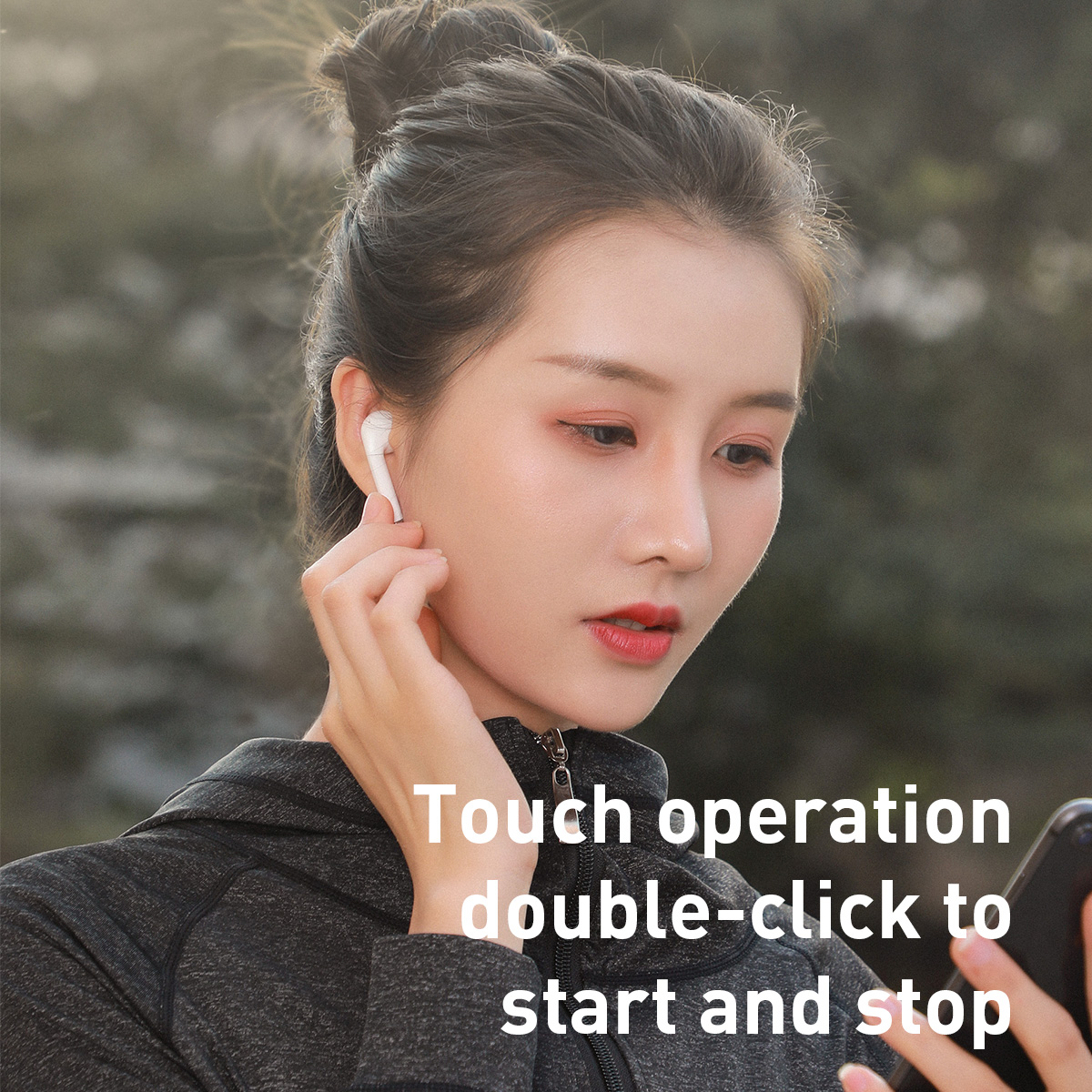 Tai nghe không dây Baseus Encok True Wireless Earphones W04TWS (Earbuds Mini, New Model 2020, TWS) - Hàng Chính Hãng