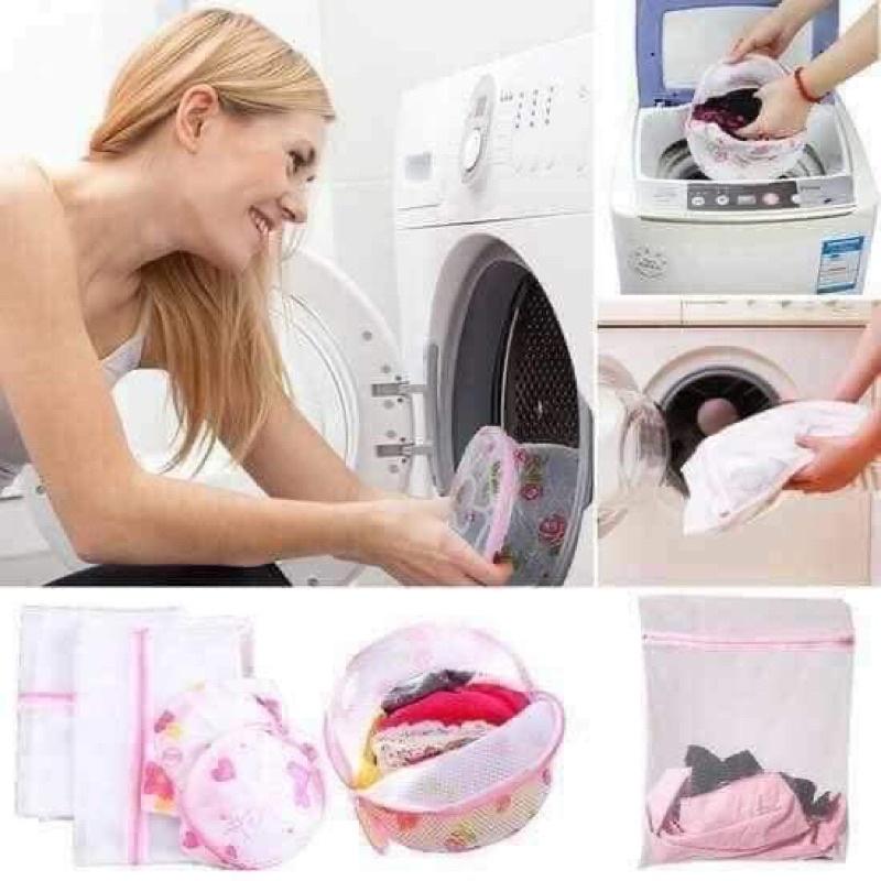 Sét 5 chiếc túi giặt đồ máy giặt - túi lưới giặt quần áo tiện lợi