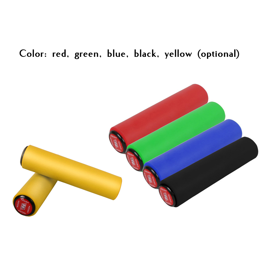 2 Tay Lái Xe Đạp Bằng Silicone Chống Trượt Chống Sốc