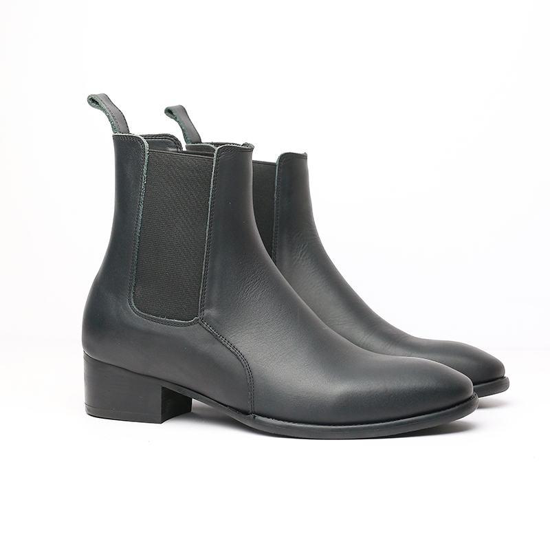 Giày Da Nam Chelsea Boot Mới Ra Mắt AG0163, giày da bò nguyên tấm, thoáng khí êm chân (Ảnh thật hàng cực đẹp