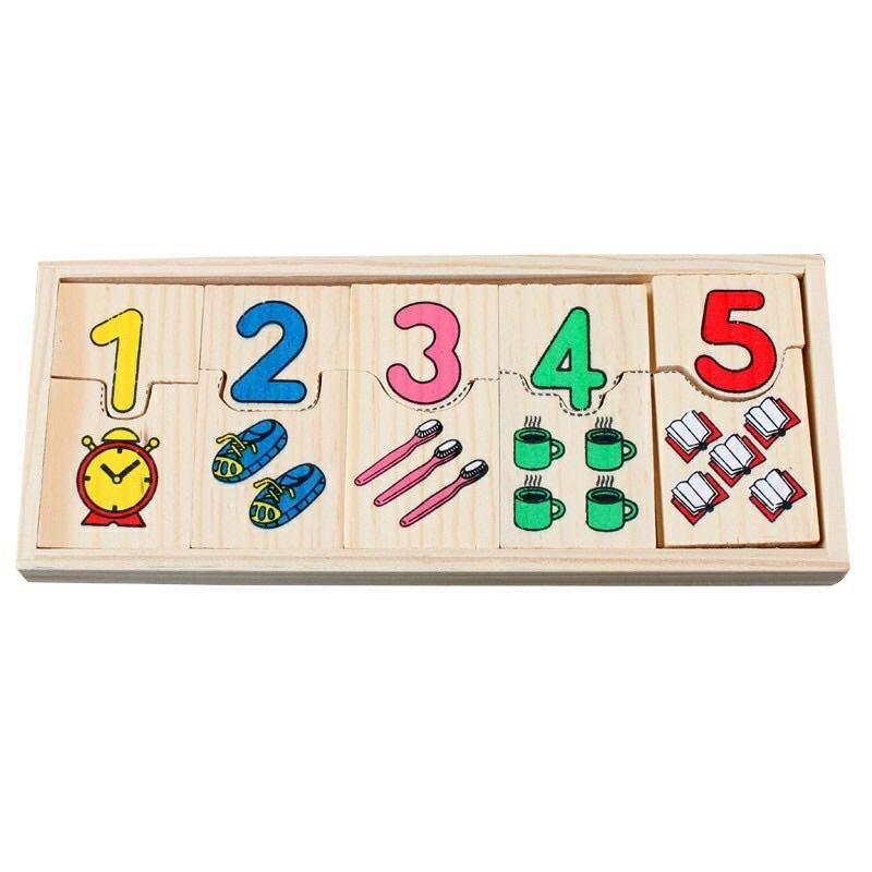 Bộ SỐ GHÉP HÌNH MONTESSORI