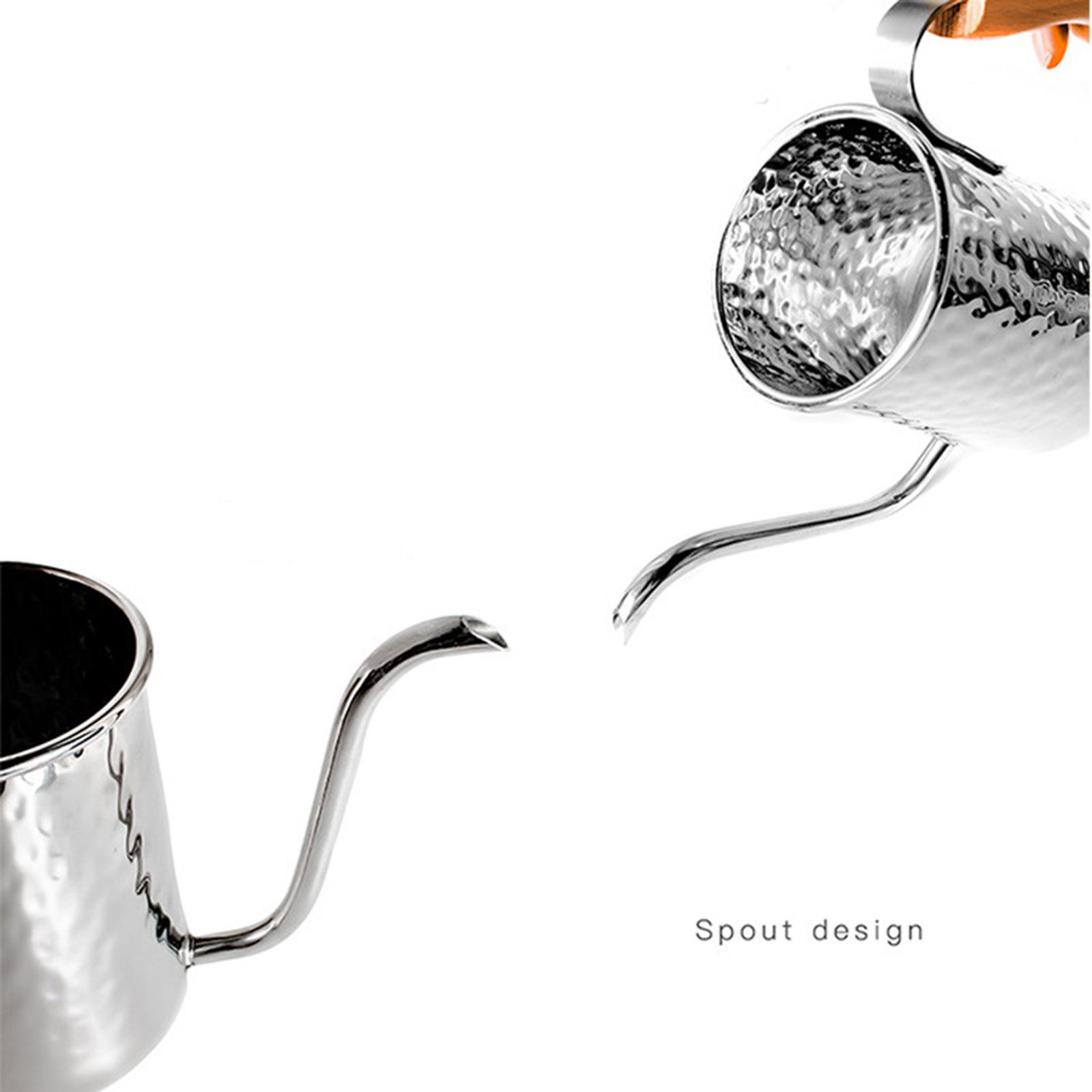 Stainless Steel Gooseneck Kettle Coffee Tea Pot Cafe Tool for Drip Coffee