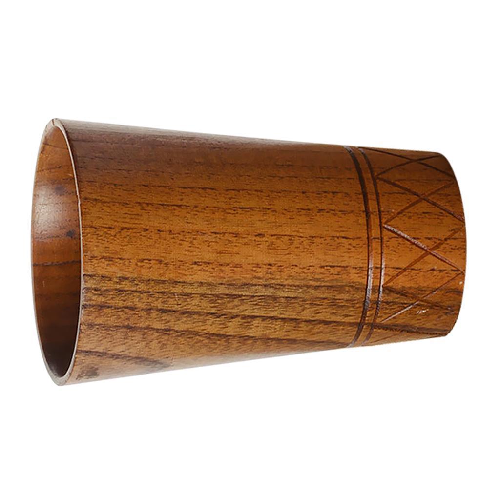 Wooden Cup Handmade Coffee Tea Beer Juice Milk Mug Drink Cup 7.8cmx11.5cm