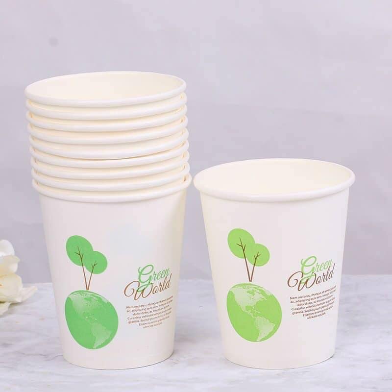 Sét 50 cốc giấy dùng 1 lần thân thiện môi trường