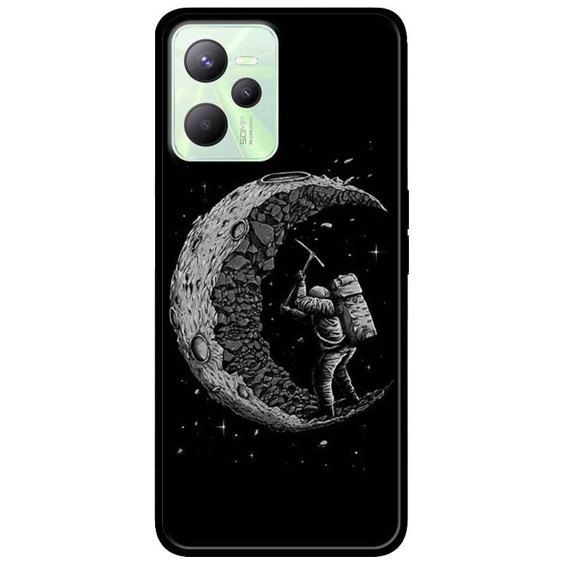 Ốp lưng dành cho Realme C35 mẫu Đào Trăng