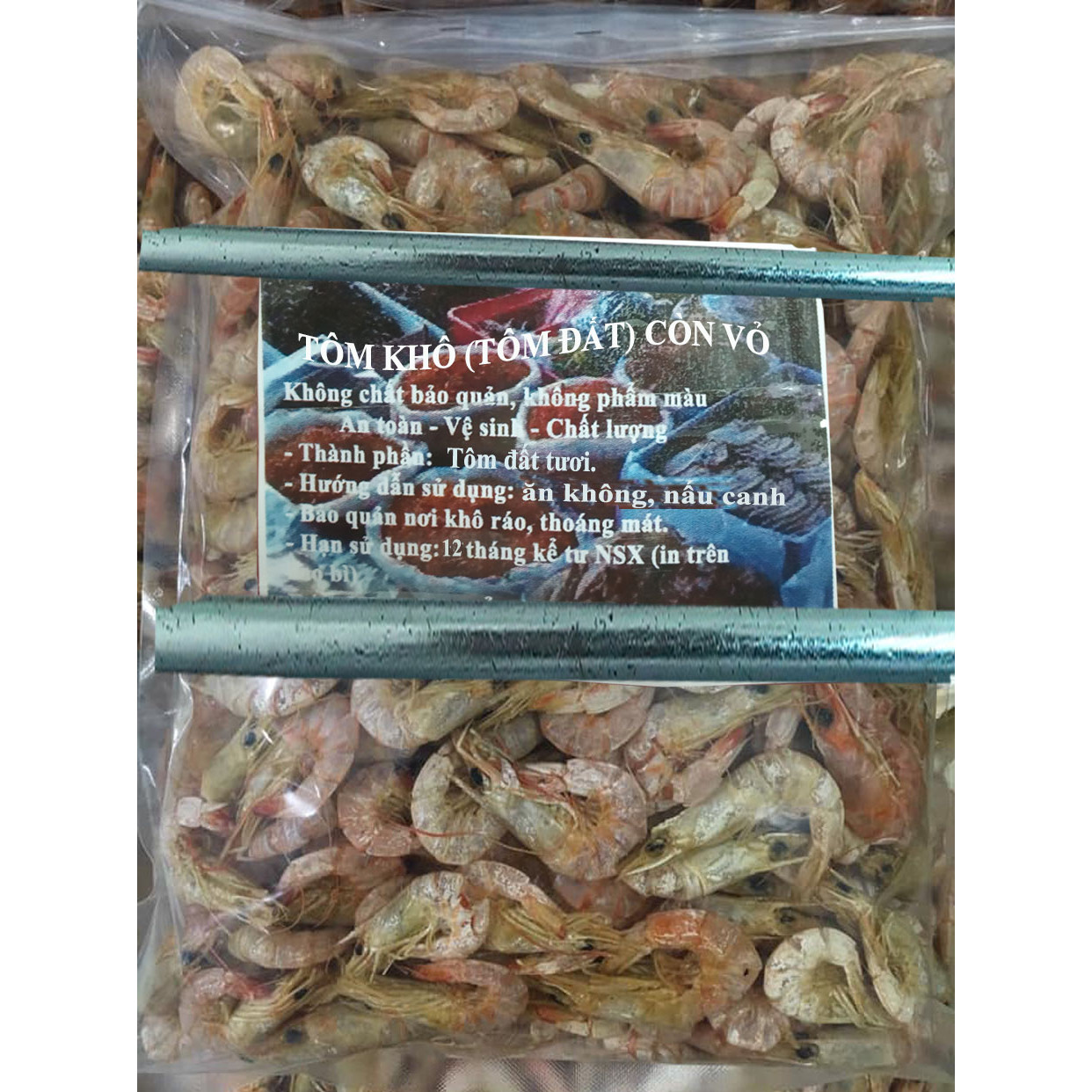 1Kg Tôm khô  còn vỏ - hút chân không