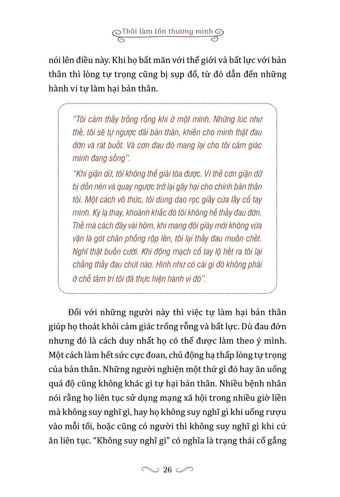 Thôi Làm Tổn Thương Mình