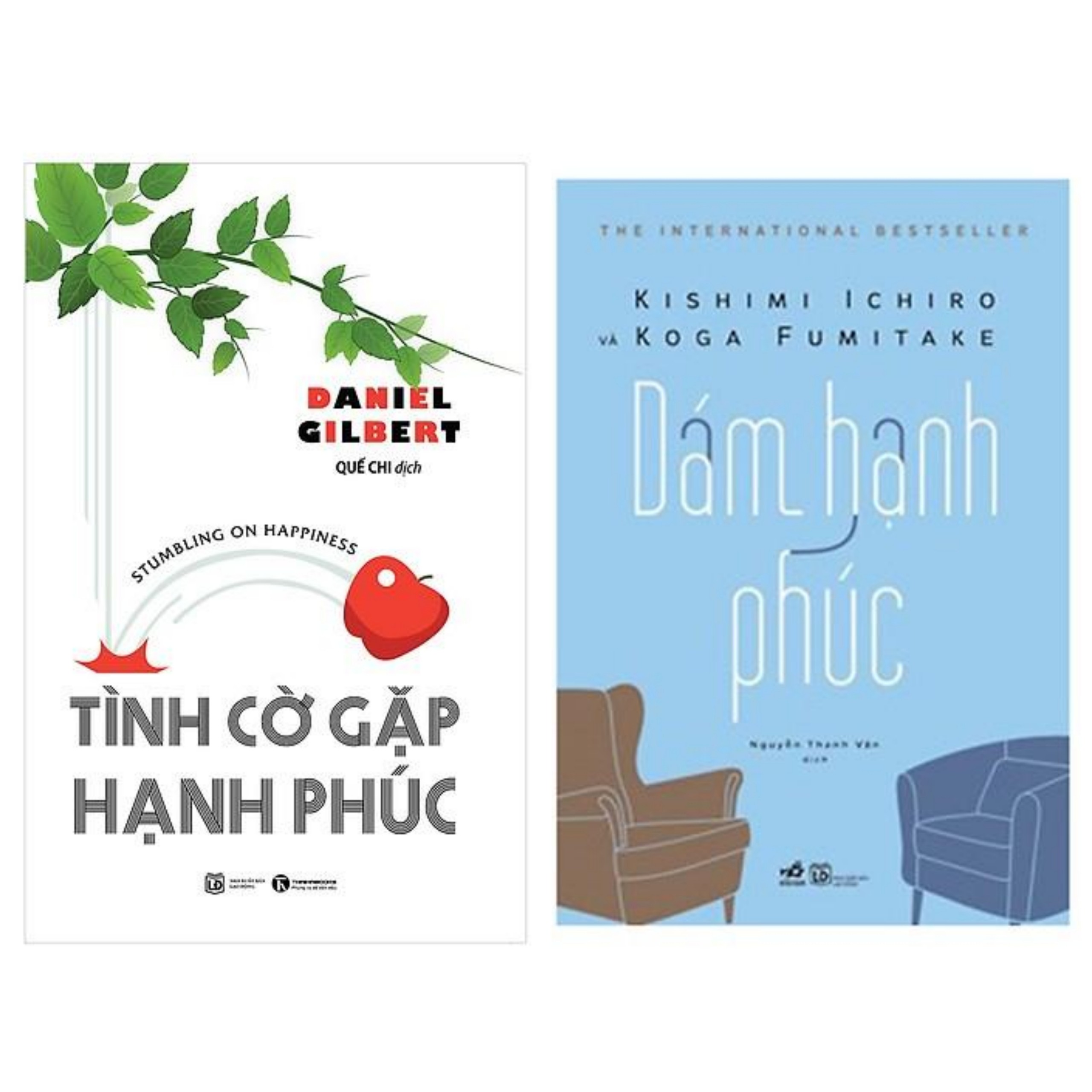 Combo 2 cuốn sách kỹ năng sống hay : Tình Cờ Gặp Hạnh Phúc + Dám Hạnh Phúc