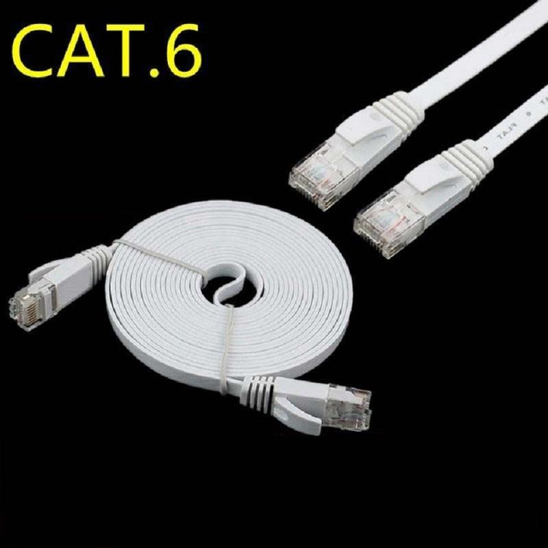 6Pack 15cm 50cm 1m 2m3m5m10m 30m 98ft Cat6 Cat6 Cáp UTP Ethernet Cáp RJ45 Patch LAN Cáp đen / xanh / trắng