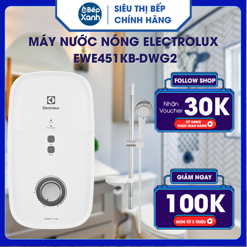 Máy Nước Nóng Electrolux EWE451KB-DWG2 - Hàng Chính Hãng