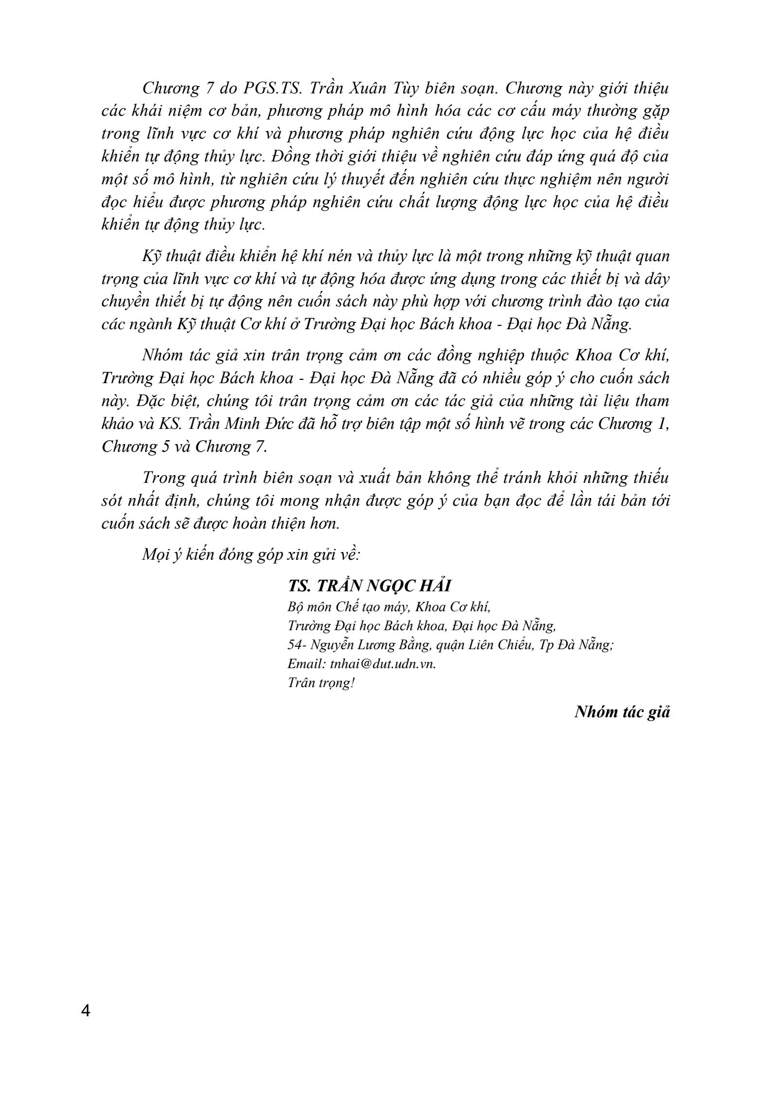 Điều Khiển Hệ Khí Nén Và Thuỷ Lực