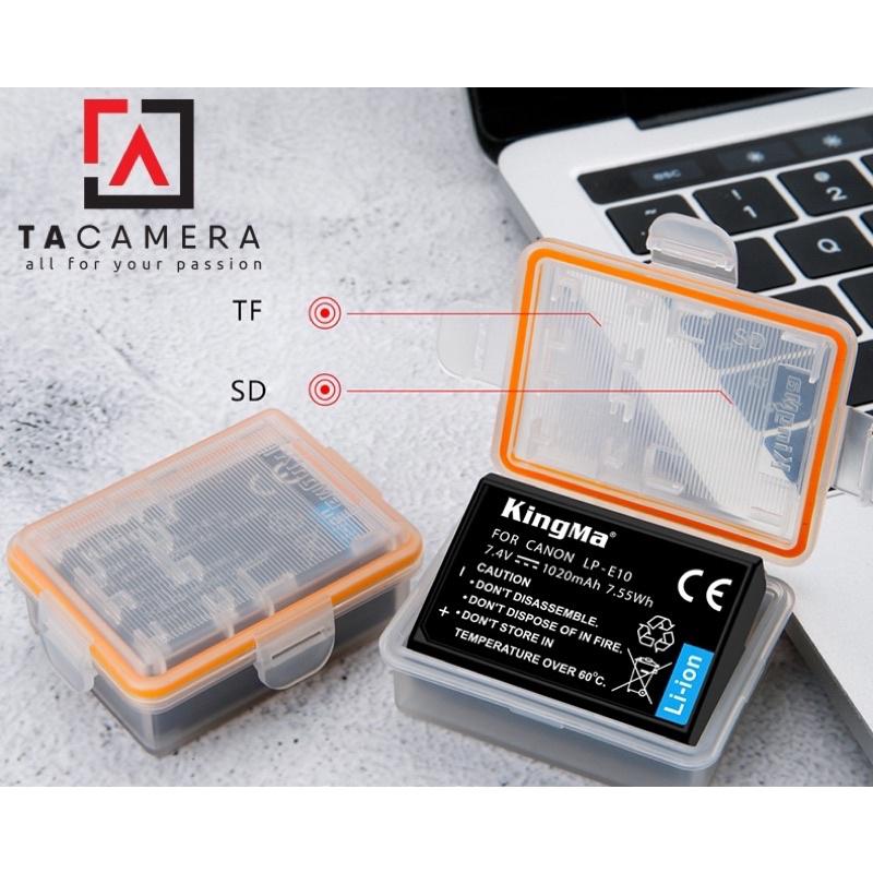 Pin - Sạc Đôi KingMa Cổng USB Dành Cho Canon LP-E10 - Hàng Chính Hãng