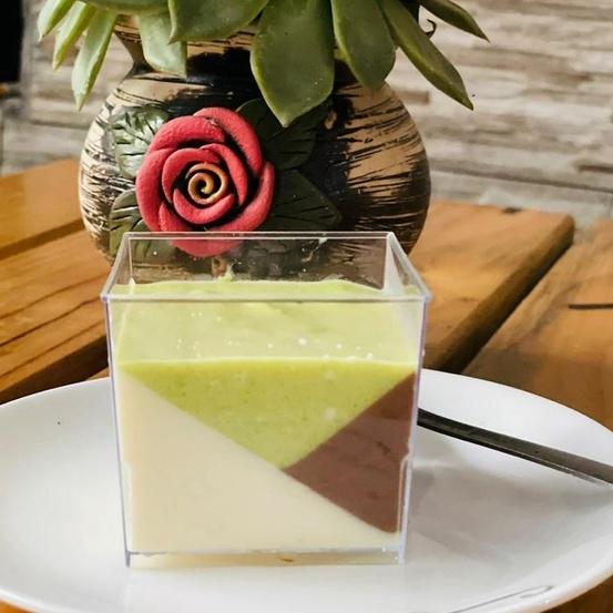 Set 50 Hộp Vuông Đựng Bánh Tiramisu - Mousse - Panna Cotta - LC-6055
