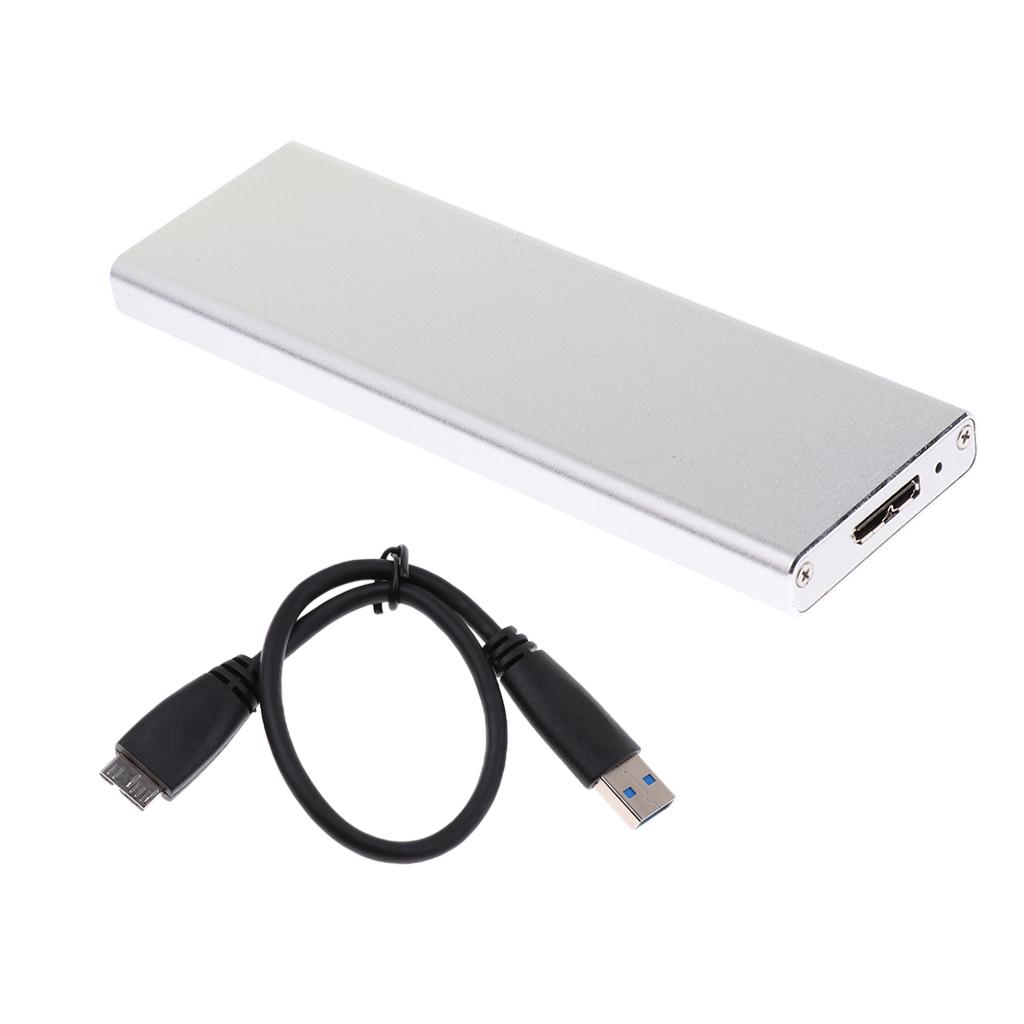 SSD to USB3.0 Hard Disk Enclosure External Case 6+12 Pin for 2010 Apple MacBook Air A1370 A1369