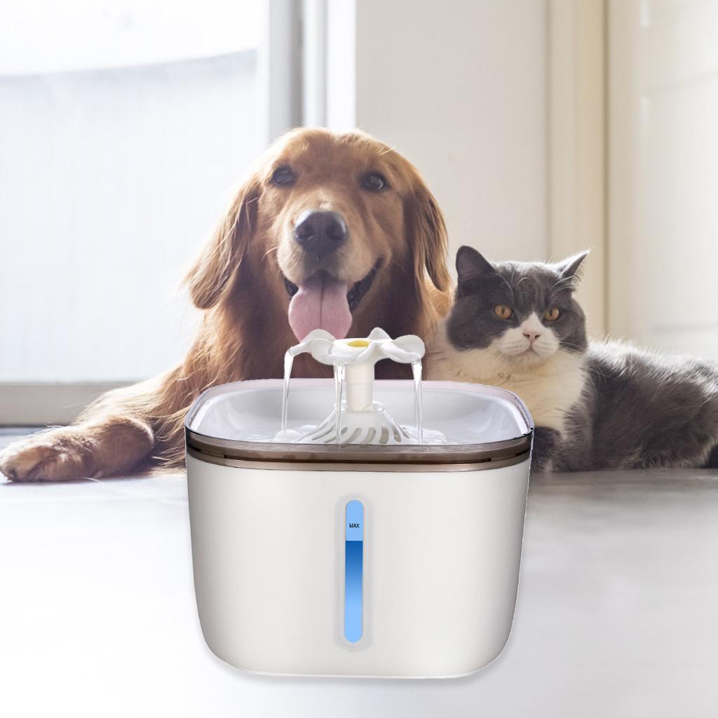 2.0L Electric  Fountain Cat/Dog Drinking Dispenser Water Fountain